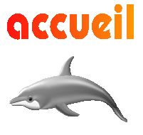Clip art dauphin avec retour accueil