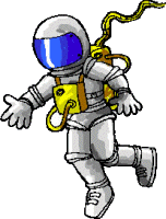 homme dans l'espace