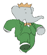 babar avec sa couronne