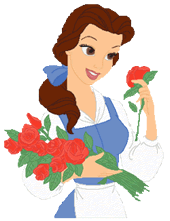 La princesse avec des fleurs