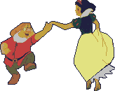 Blanche neige qui danse