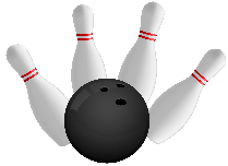 quille avec boule de bowling