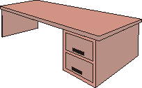 Clipart meuble bureau
