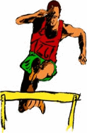 obstacle course clipart