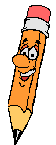 Image clipart crayon avec gomme