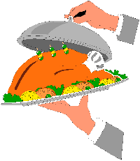 un poulet dans une cloche