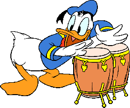 Il fait de la musique des tambours