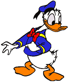 Dessin canard avec noeud papillon