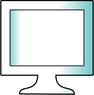 Clipart television ecran