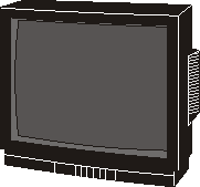 Clipart television ecran