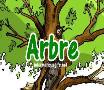 dessin arbre bois
