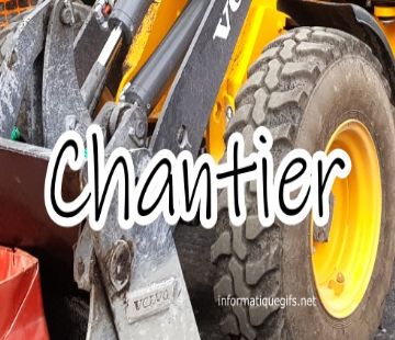 image chantier tracteur