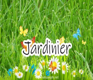 jardinier avec des fleurs