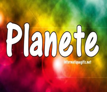 image univers avec planete