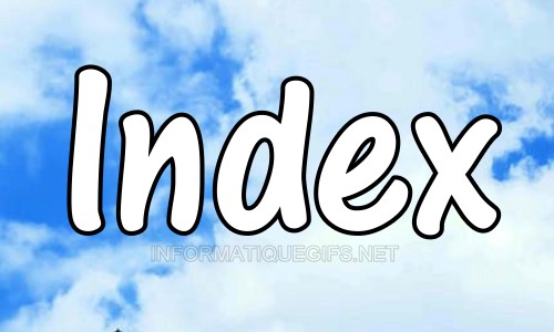 Image index avec nuage