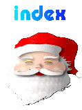 clipart pere noel avec index