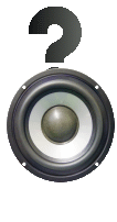 Point interrogation avec une enceinte