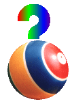 Clipart ballon qui forme un point interrogation