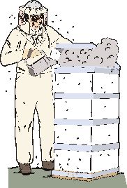 il bricole avec du ciment