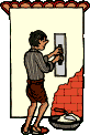 il fait une porte