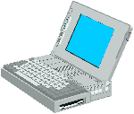 Clipart PC portable avec clavier