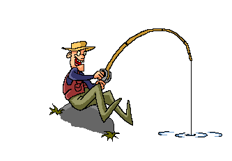 il vient attraper un gros poisson