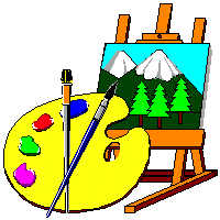 un tableau art avec des couleurs