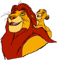 Le roi lion avec simba