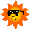 image soleil avec lunette