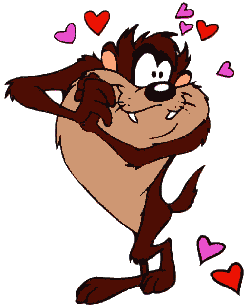 le diable de tasmanie amoureux