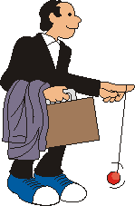 homme avec valise
